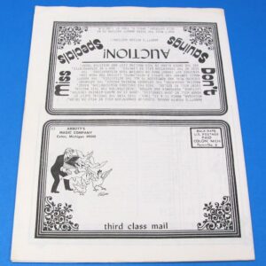 abbott's magic products flyer from 1983