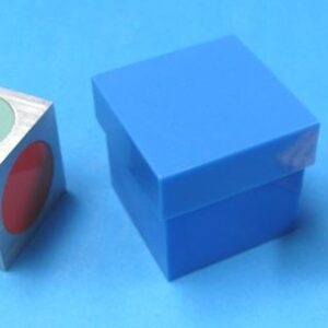 adams' color vision with wooden cube (vintage)