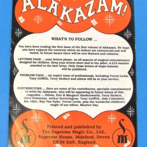 alakazam magic magazine vol 1 number 1 (supreme magic co.)
