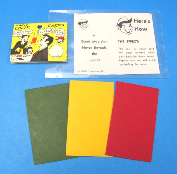 magic color cards (vintage fun inc.)