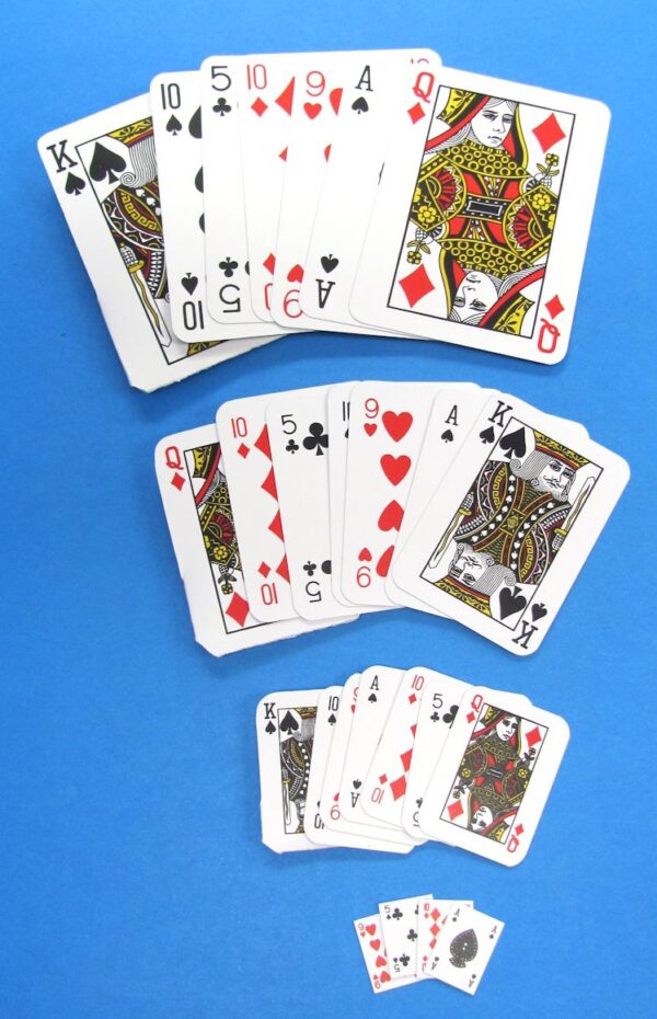 diminishing cards (joker magic)