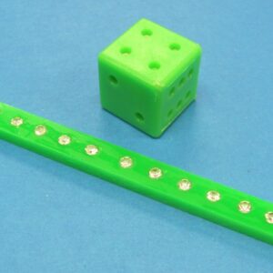 flying rhinestones green