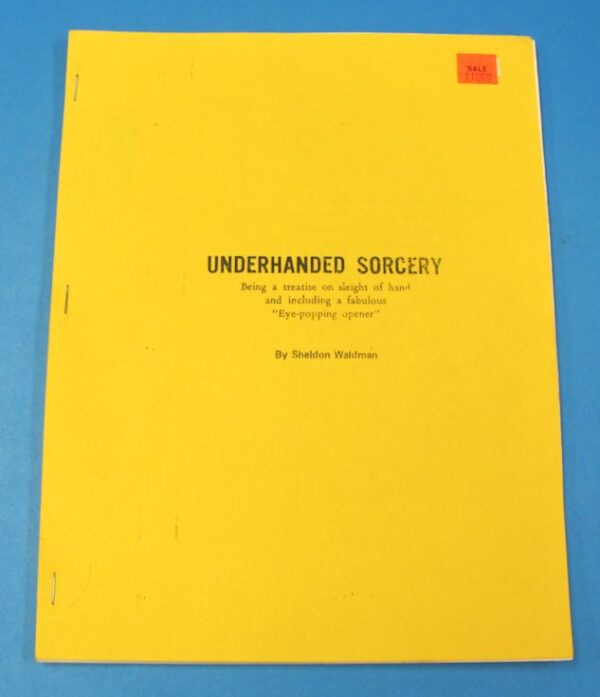 underhanded sorcery by sheldon waldman