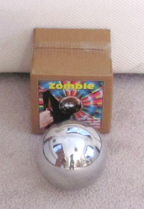 large 5.5" chrome zombie ball