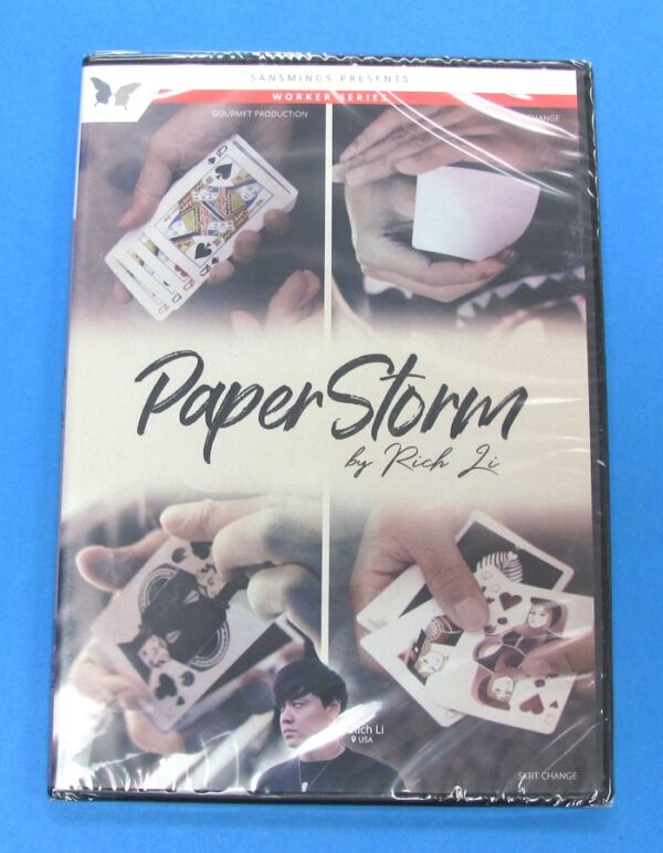 paperstorm red (dvd and gimmicks) by rich li