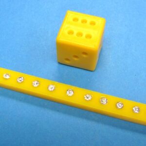 flying rhinestones yellow