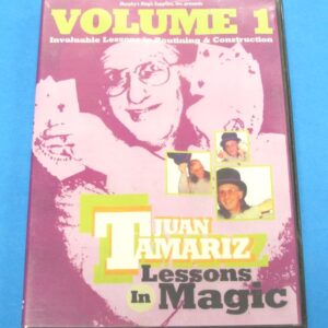 Lessons in Magic Volume 1 by Juan Tamariz (DVD)