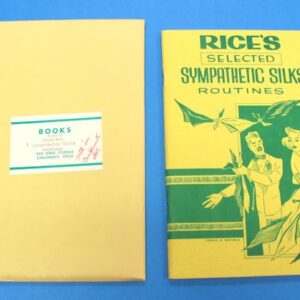 rice's selected sympathetic silk routines (signed)