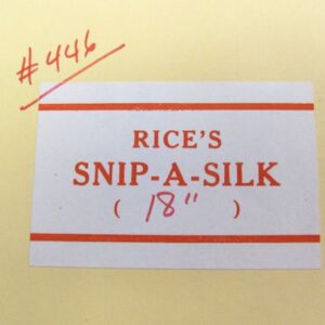 rice's 18 inch snip a silk (nos)