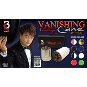 vanishing metal cane (black) by handsome criss and taiwan ben magic