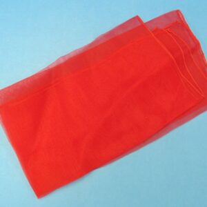 36 inch red mesh silk