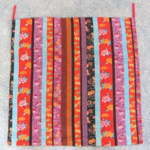 black bag to colorful foulard