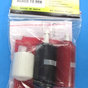 color changing and vanishing cane (black to red)