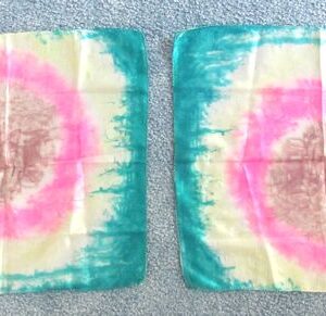pair of 18 inch multi color production silks #2