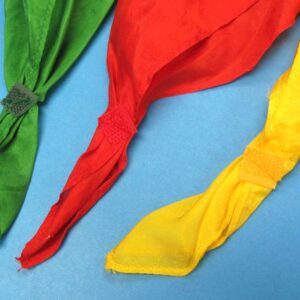 unknown set of three 12 inch silks