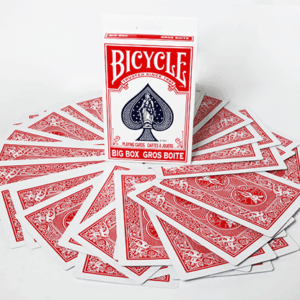 50 jumbo bicycle esp cards (red)