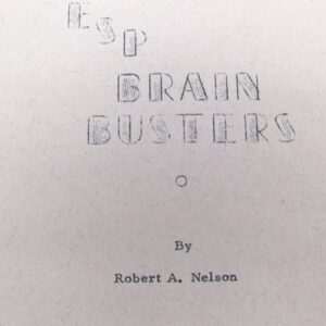 vintage original esp brain busters by robert nelson