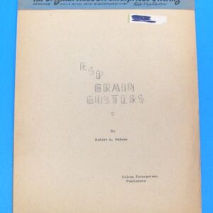 vintage original esp brain busters by robert nelson
