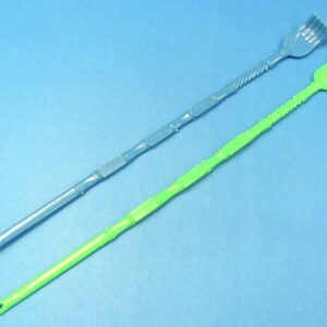 pair of different colored back scratchers