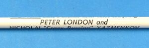 peter london's crazy advertising pencil