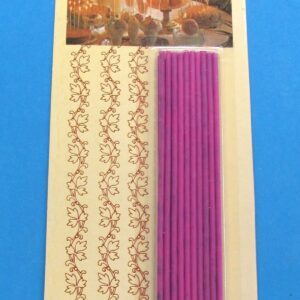 sparkling party candles (pinkish)