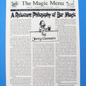 the magic menu (nov dec 1994)
