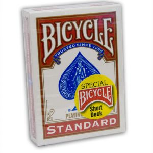 bicycle short deck red backs