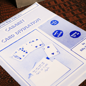 cabaret card divination by billy mccomb & ken de courcy