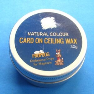 card on ceiling wax
