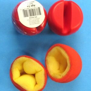 clown nose set of 4 (2 vinyl & 2 sponge)