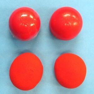 clown nose set of 4 (2 vinyl & 2 sponge)
