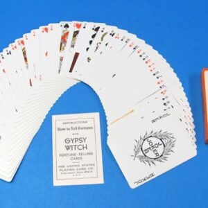 gypsy witch fortune telling playing cards