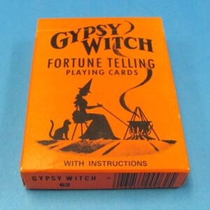 gypsy witch fortune telling playing cards