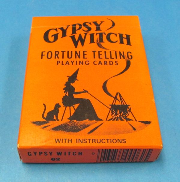 gypsy witch fortune telling playing cards