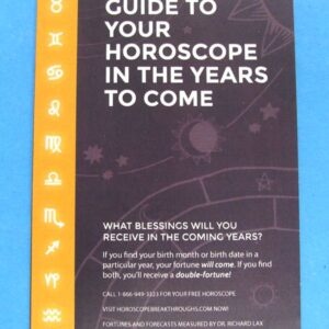 infinite luck horoscope booklet