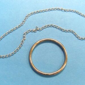ring on chain (small)