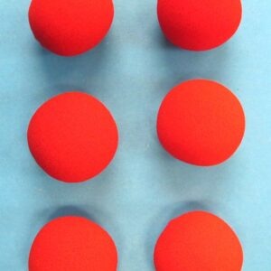 sponge balls 2 inch traditional (set of 6)