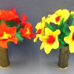 pair of 8 flowers production bouquets