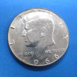 1966 kennedy half dollar