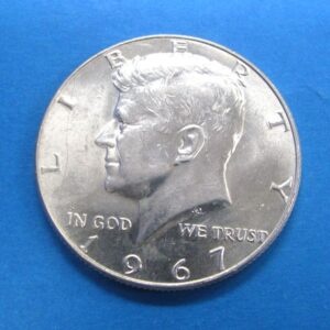 1967 kennedy half dollar