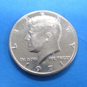 1971 d kennedy half dollar