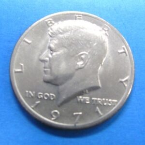 1971 kennedy half dollar