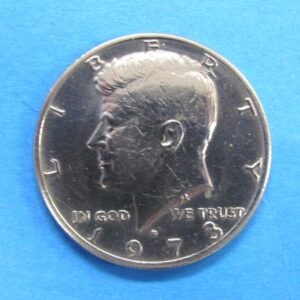 1973 d kennedy half dollar