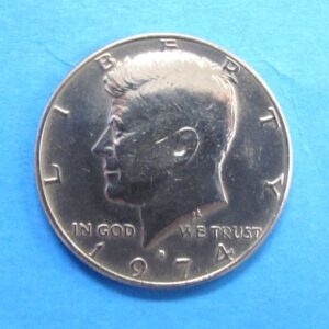 1974 d kennedy half dollar