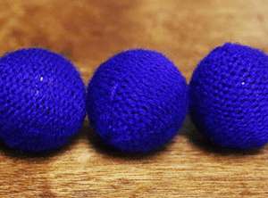 1 inch crochet 5 ball combo set (blue) by mr. magic