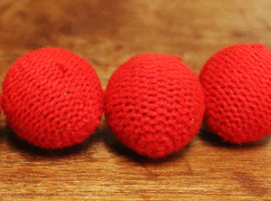 1 inch crochet 5 ball combo set (red) by mr. magic
