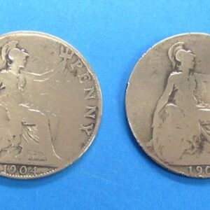 english penny (king edward vii)