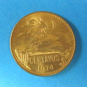 mexican 20 centavo coin