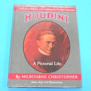 houdini a pictorial life collectors edition by milbourne christopher