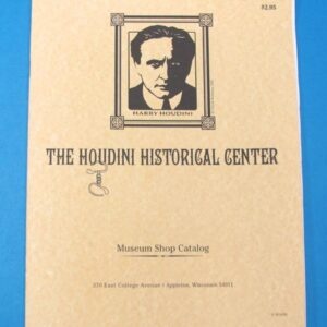 houdini historical center museum shop catalog